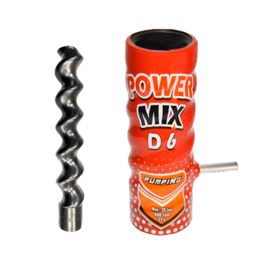 Шнековая пара D6-3 Powermix для штукатурных станций - ротор и статор