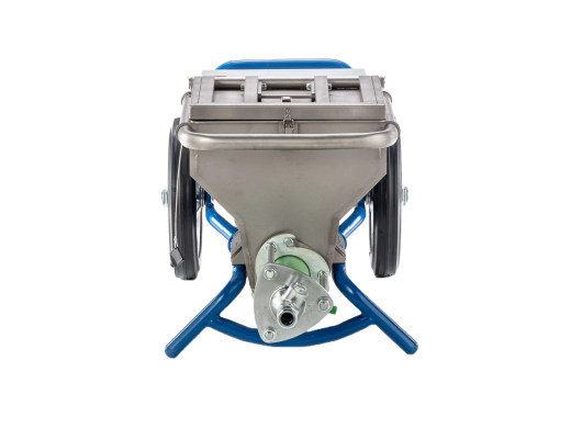 Растворонасос Stirex MP220: передняя панель с узлом подачи