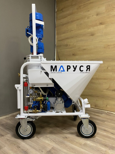 Профессиональная штукатурная станция МАРУСЯ, вид сбоку