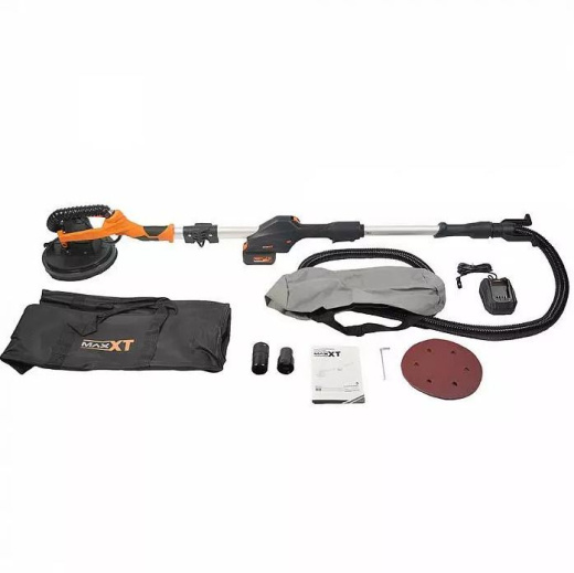 Аккумуляторная бесщеточная шлифмашинка MAXXT BR7201-7 20V с комплектом